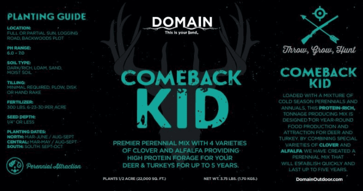 Domain comeback kid planting guide cover