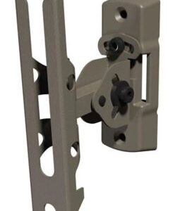 Close-up of a mechanical joint with adjustment knobs.