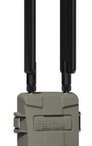 Compact device with two antennas, likely a communication or signal equipment.