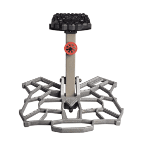 Hunting tree stand with platform and seat.