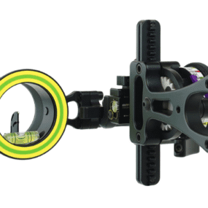 Archery sight with adjustable features.